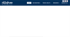 Desktop Screenshot of novatravelclinic.com